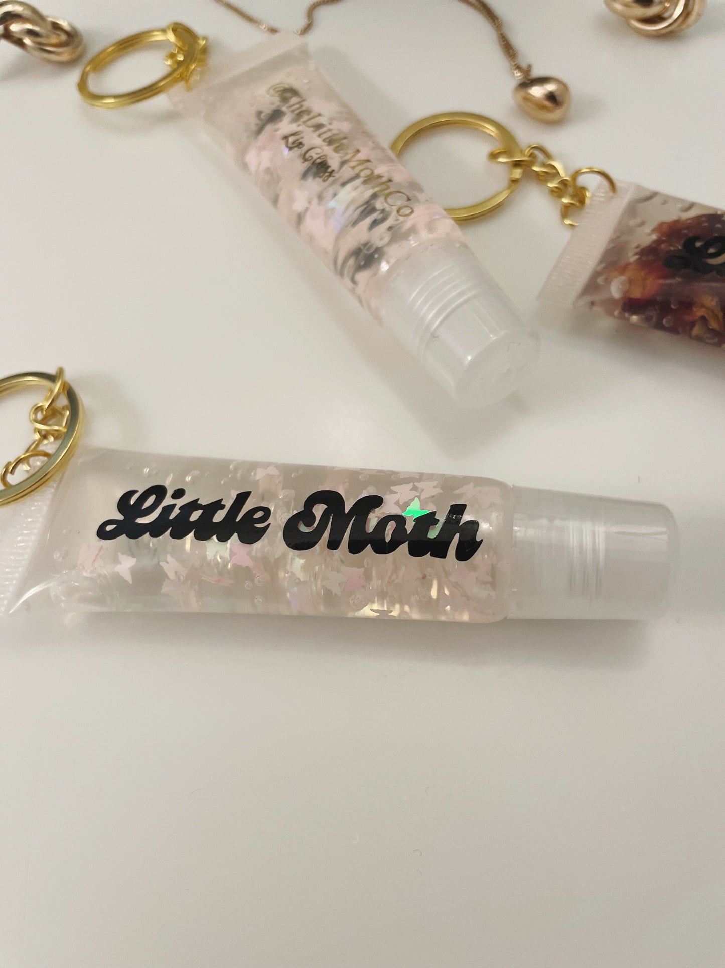 Key Chain Lip Gloss-Fleur, Moth Gloss