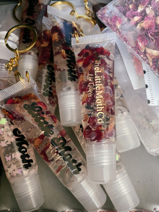 Key Chain Lip Gloss-Fleur, Moth Gloss
